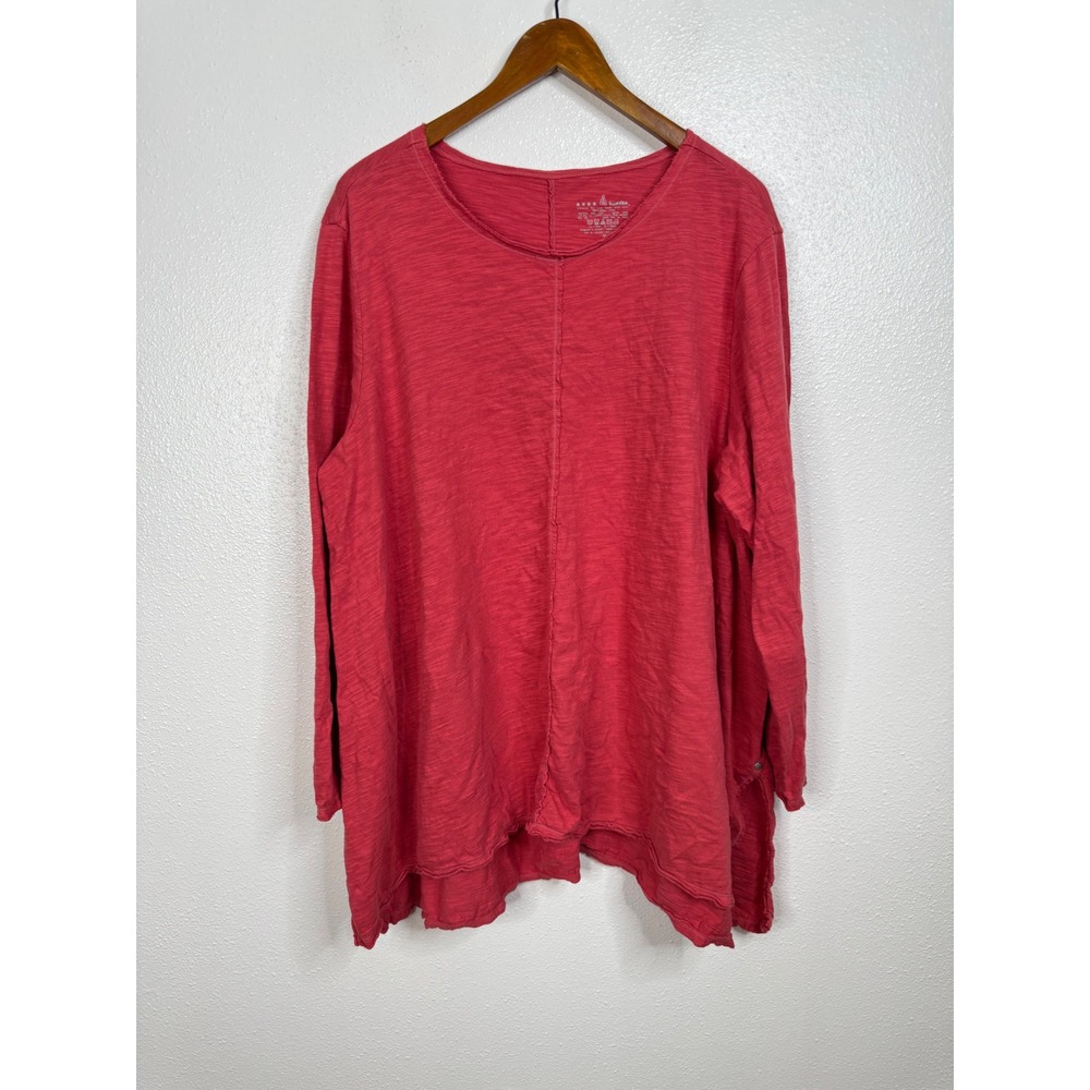 Neon Buddha Pink Flowy Top Size 3X